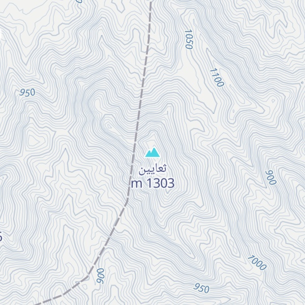 Map of ثعايين