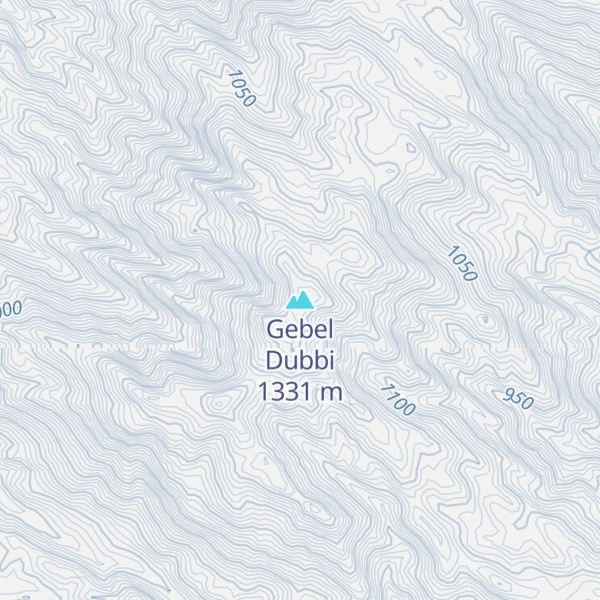 Map of Gebel Dubbi