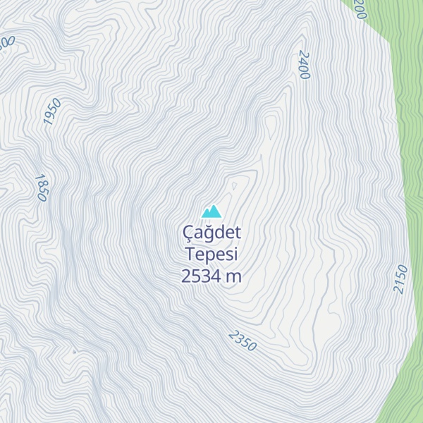Map of Çağdet Tepesi