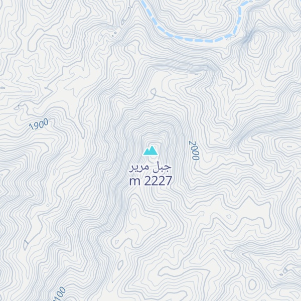 Map of جبل مرير