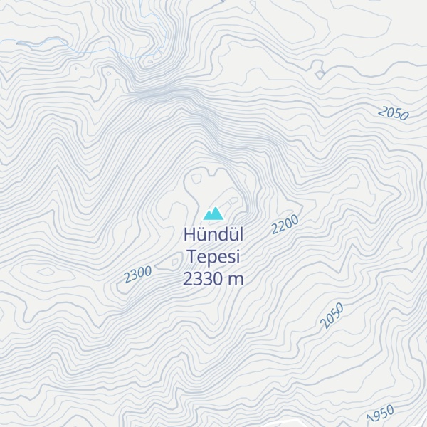 Map of Hündül Tepesi