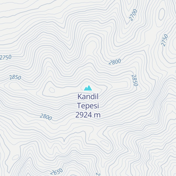 Map of Kandil Tepesi
