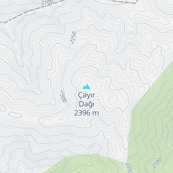 Map of Çayır Dağı