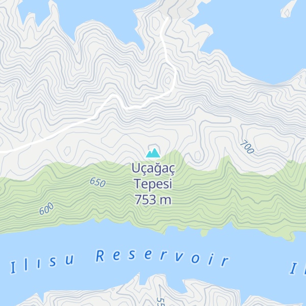 Map of Uçağaç Tepesi