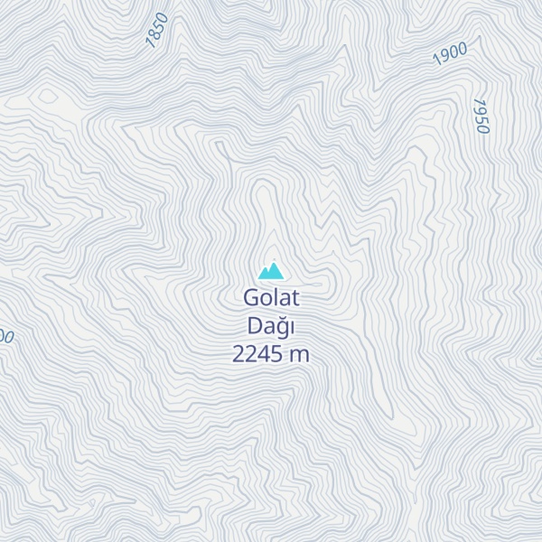 Map of Golat Dağı