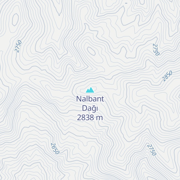 Map of Nalbant Dağı