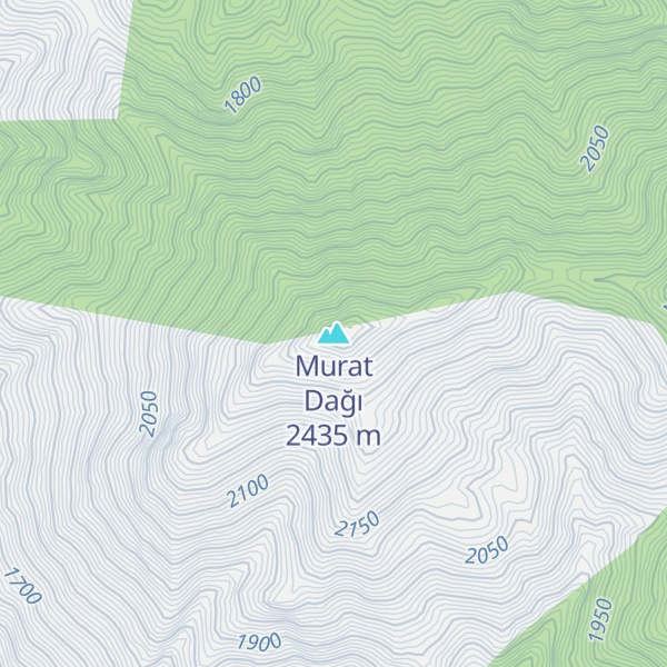 Map of Murat Dağı