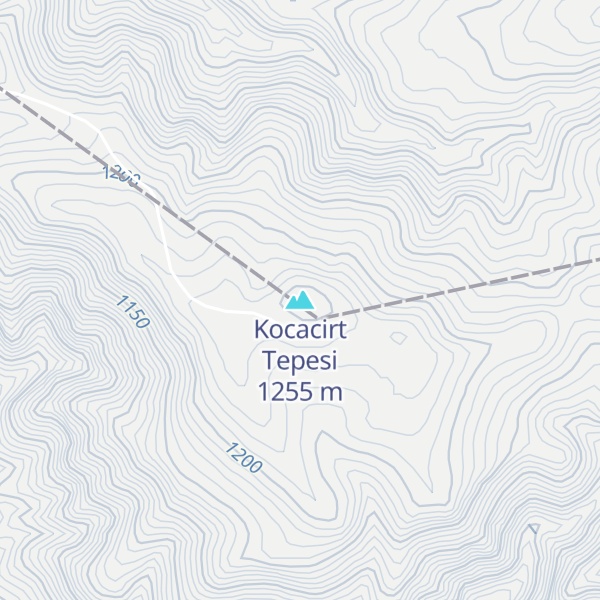 Map of Kocacirt Tepesi