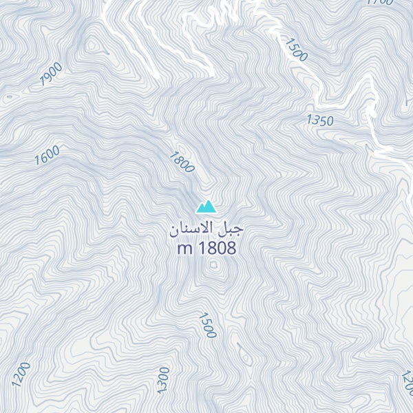 Map of جبل الاسنان