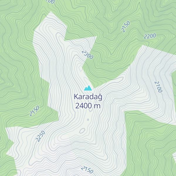 Map of Karadağ