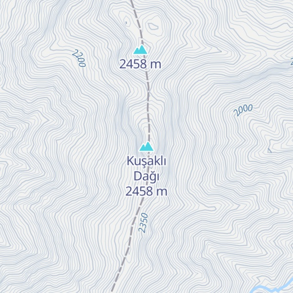 Map of Kuşaklı Dağı