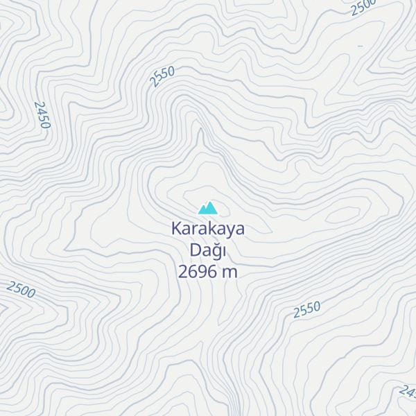 Map of Karakaya Dağı