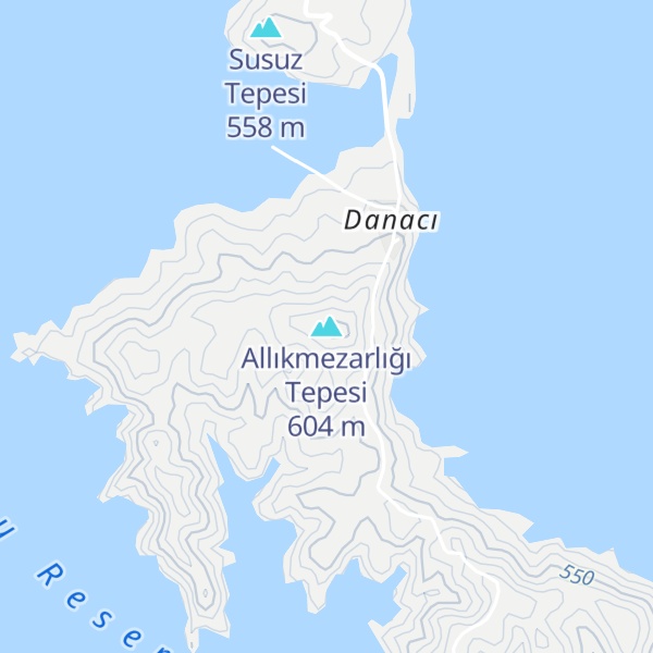 Map of Allıkmezarlığı Tepesi