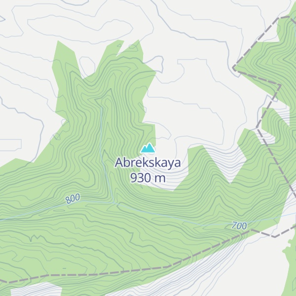 Map of Abrekskaya