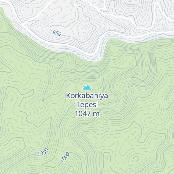 Map of Korkabaniya Tepesi