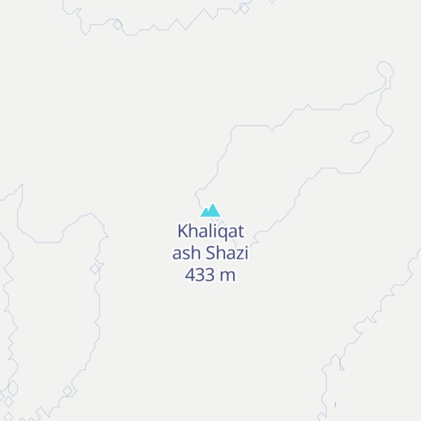 Map of Khaliqat ash Shazi
