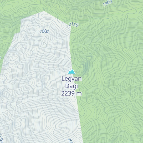 Map of Legvan Dağı
