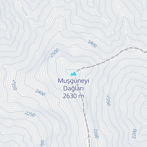 Map of Muşgüneyi Dağları