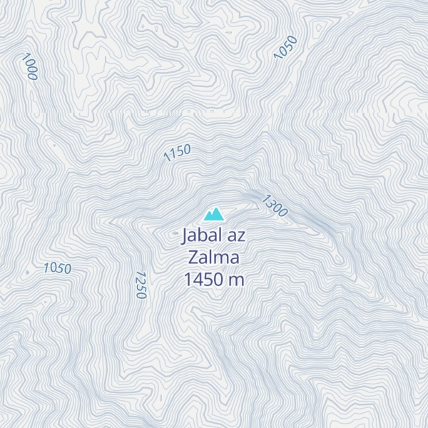 Map of Jabal az Zalma