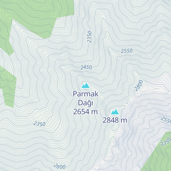 Map of Parmak Dağı