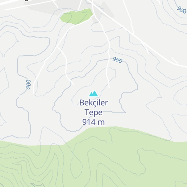 Map of Bekçiler Tepe