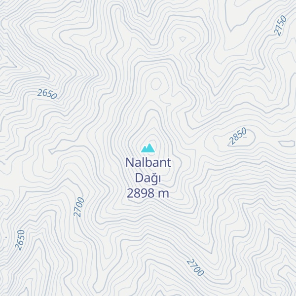 Map of Nalbant Dağı