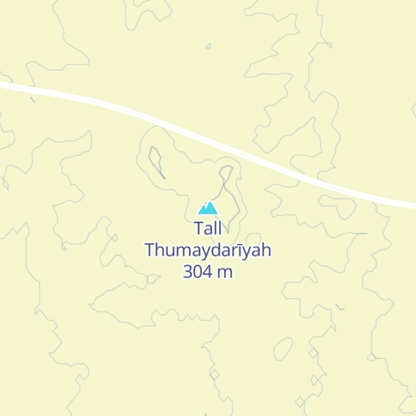 Map of Tall Thumaydarīyah
