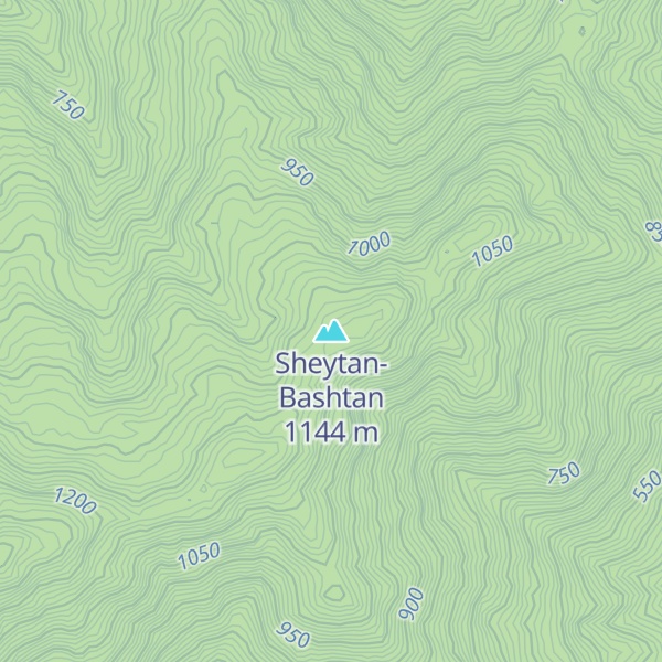 Map of Sheytan-Bashtan