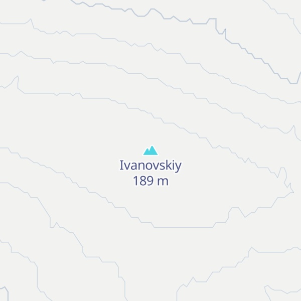 Map of Ivanovskiy