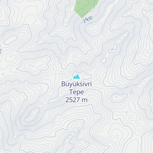 Map of Büyüksivri Tepe