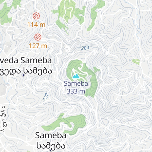 Map of Sameba