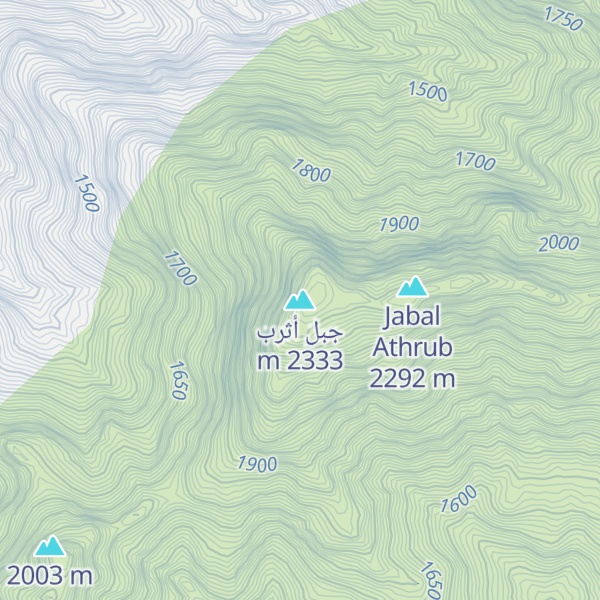 Map of جبل أثرب