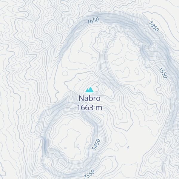 Map of Nabro
