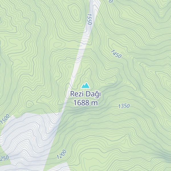 Map of Rezi Dağı
