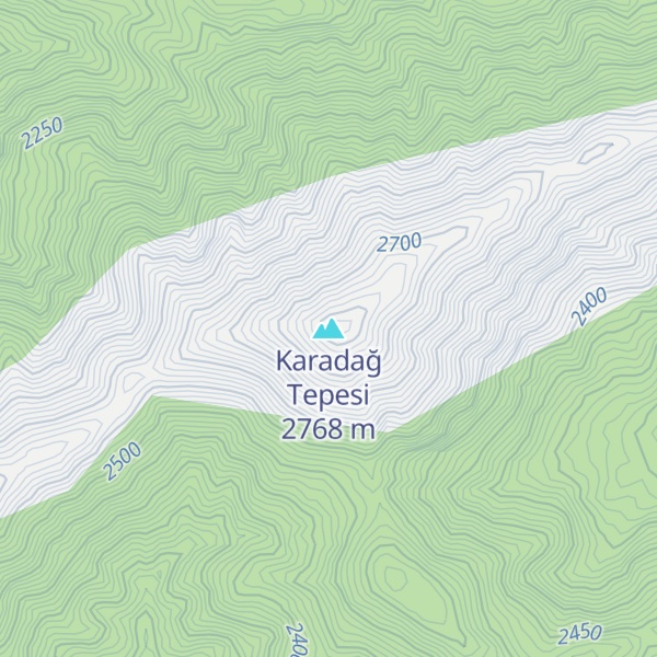 Map of Karadağ Tepesi
