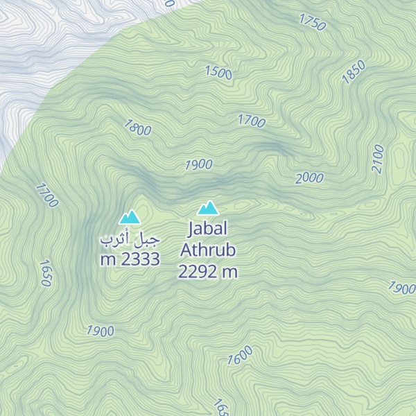 Map of Jabal Athrub