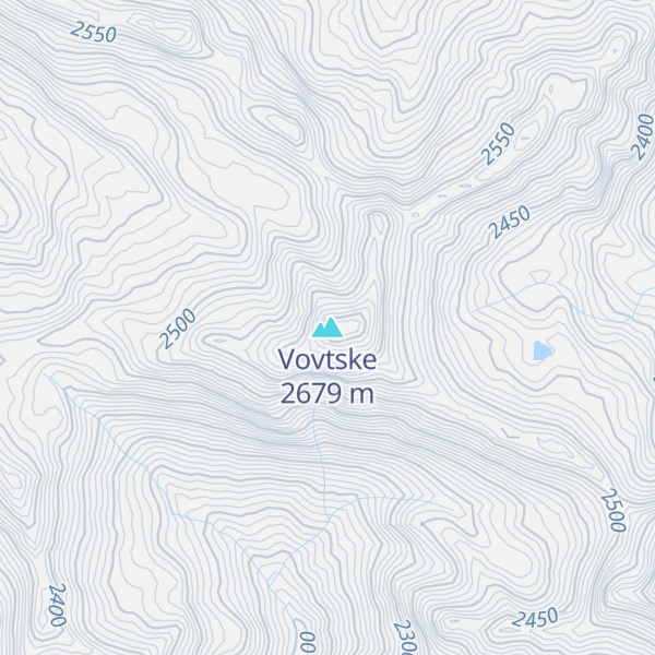 Map of Vovtske