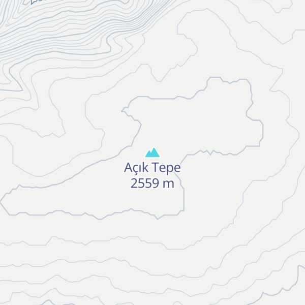 Map of Açık Tepe