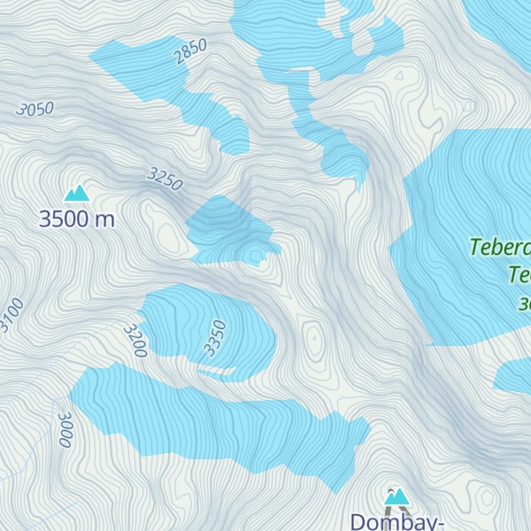 Map of Malii Dombai-ulgen