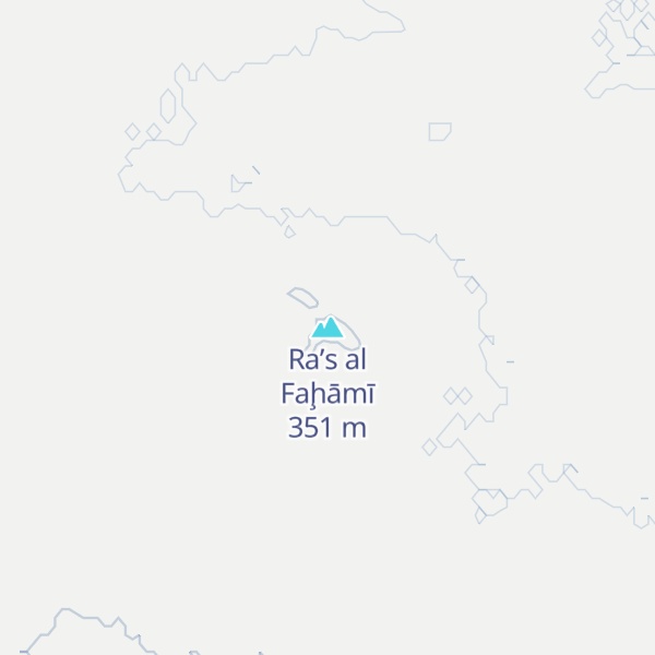 Map of Ra’s al Faḩāmī