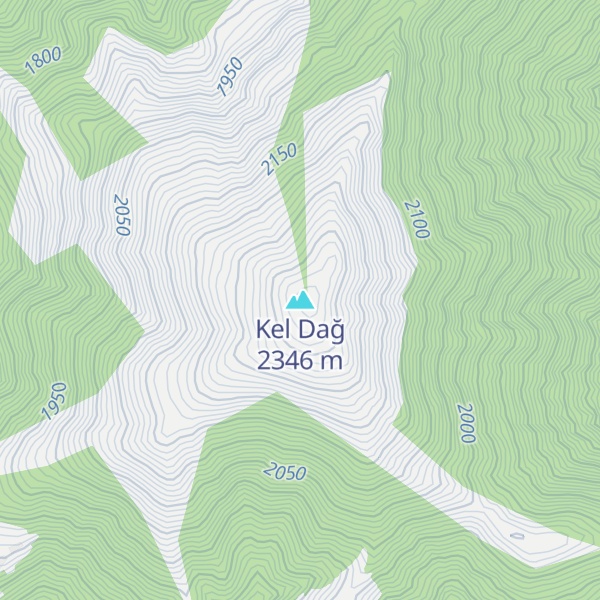 Map of Kel Dağ