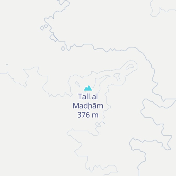 Map of Tall al Madḩām