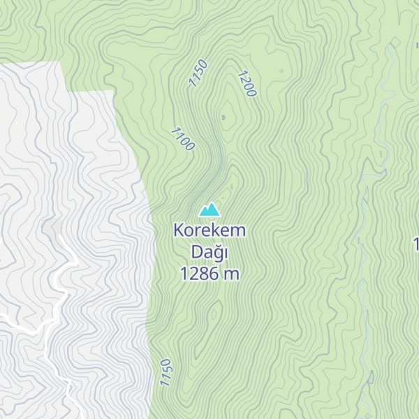 Map of Korekem Dağı
