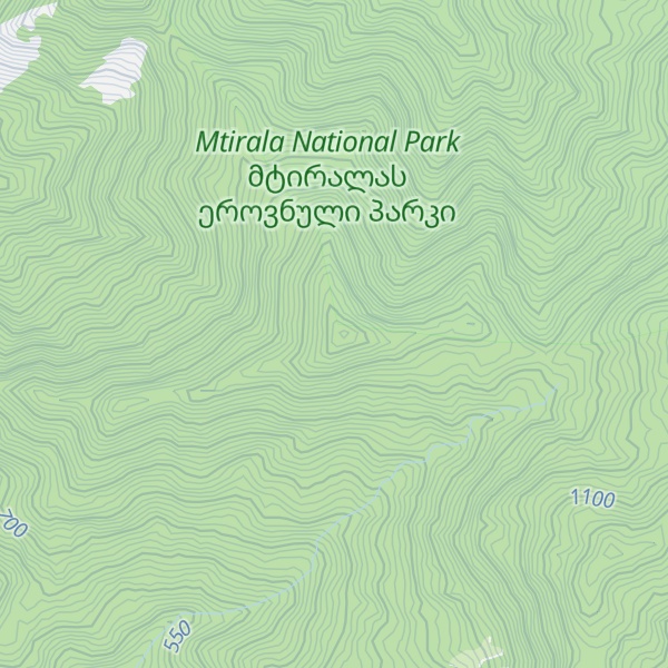 Map of Akhalsheni