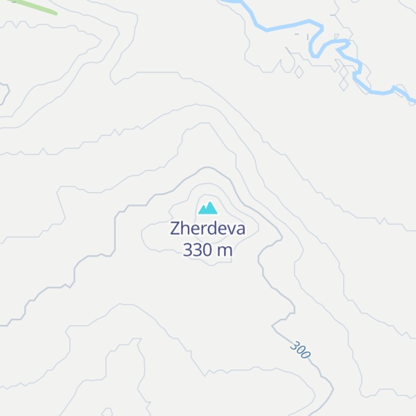 Map of Zherdeva