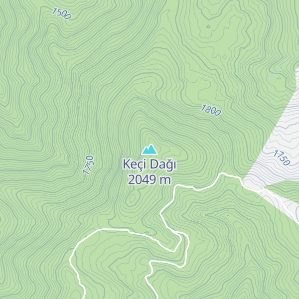 Map of Keçi Dağı