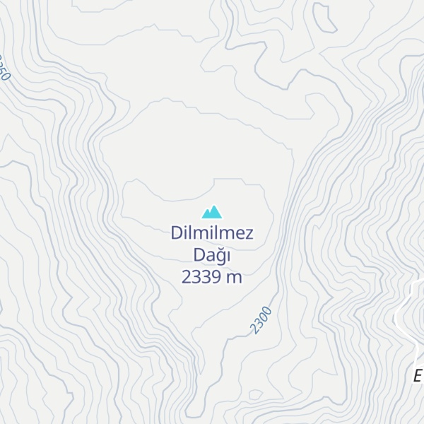 Map of Dilmilmez Dağı