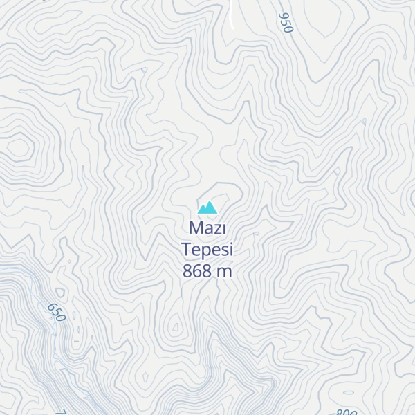 Map of Mazı Tepesi