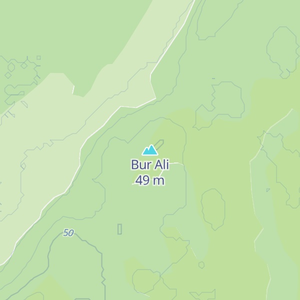 Map of Bur Ali