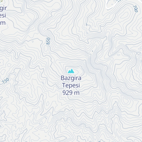 Map of Bazgira Tepesi